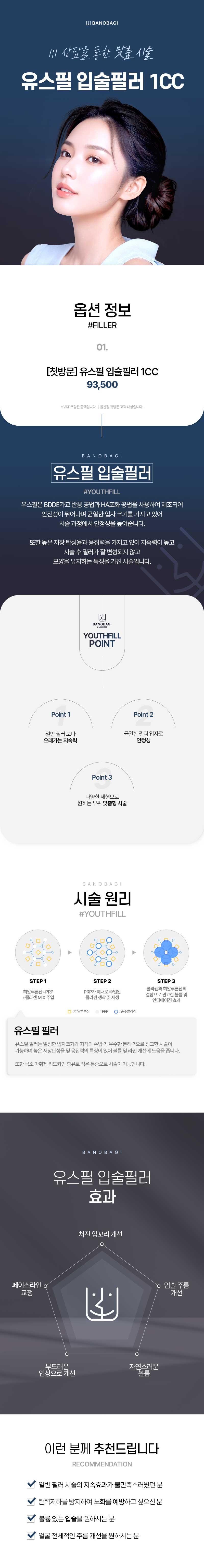 울산 바노바기의원의 첫방문 고객 대상 유스필 입술필러 1CC 시술 프로모션(93,500원)