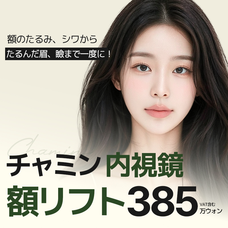 チャミン　内視鏡額リフト