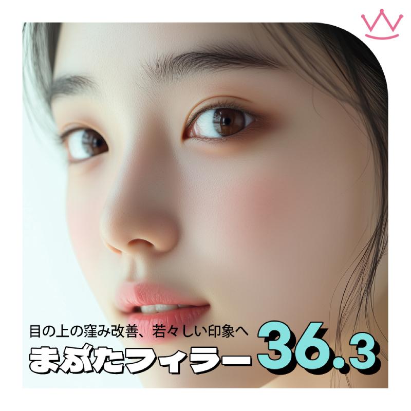 WOW 上まぶたのヒアルロン酸(代表院長による直接施術)