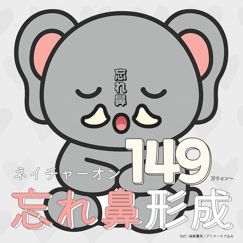 ネイチャーオン 忘れ鼻形成