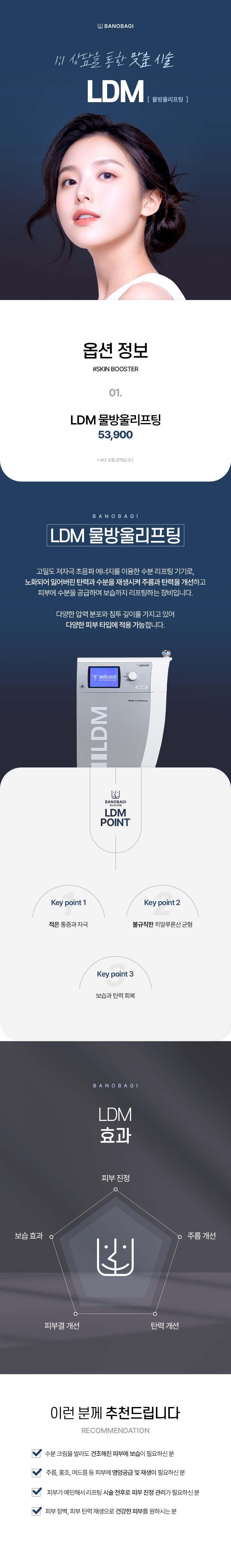 울산 바노바기의원의 LDM 물방울리프팅 시술로 피부 장벽 강화와 탄력 개선을 제공하는 프리미엄 피부 관리 프로그램