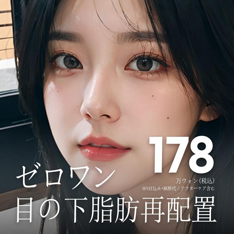 ゼロワン目の下脂肪再配置