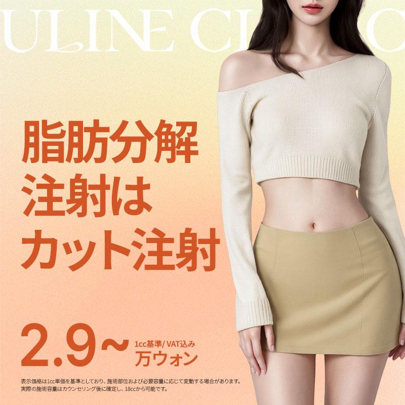 脂肪分解注射はカット注射